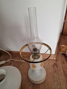 Retro elektrická "petrolejová" lampa - 5
