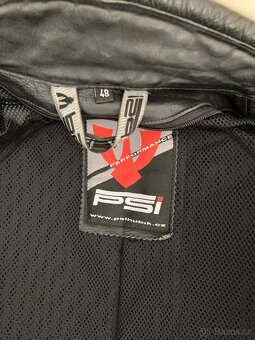 Dámská kožená bunda na motorku PSI - 5