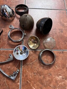 Stadion, Daimon, Bosch, historické kolo-díly světla/páčky - 5