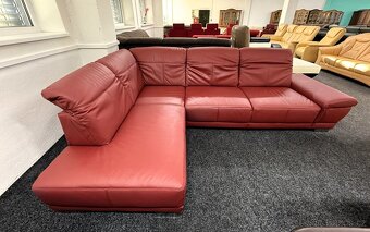 Sedací souprava rohová - kůže SLEVA - 5