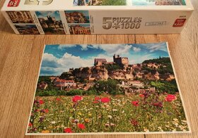 King puzzle cestování 5x1000 dílků - 5
