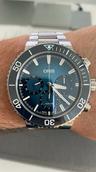 Potápěčské hodinky Oris Aquis Blue Whale Chronograph Limited - 5