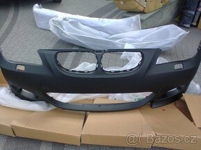 Přední narazník Bmw e60,e61 styl M5 Nový,pasuje místo obyč - 5