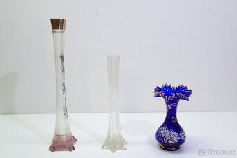 3x Váza sklo - 5