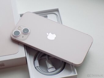 APPLE iPhone 13 128GB Pink - ZÁRUKA 12 MĚSÍCŮ - 100% BATERIE - 5