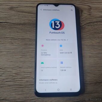 Vivo Y52 5G- 6.58"IPS FHD+/ 4+1GB/ 128GB modrá - 5