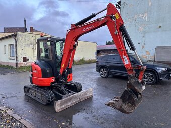 Pásový bagr Kubota U36-4,r.v.2018,2684MTH,PRODLOUŽENÉ RAMENO - 5