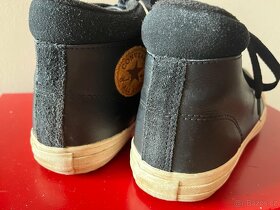 Zateplené kožené kotníkové boty Converse, vel. 38,5 - 5
