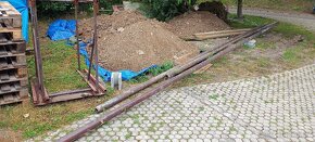 Tři železné trubky D90mm x L9170mm - 5