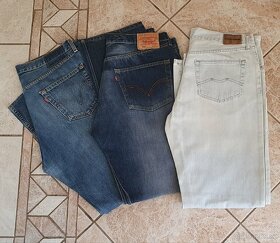 Prodám džíny,plátěné kalhoty,kapsáče,džínové kraťasy - 5