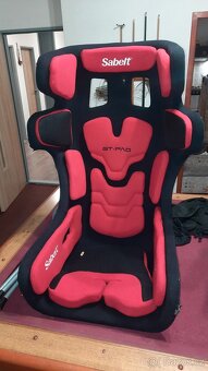 závodní sedačky Sabelt plus 6 bodové pásy Sparco - 5