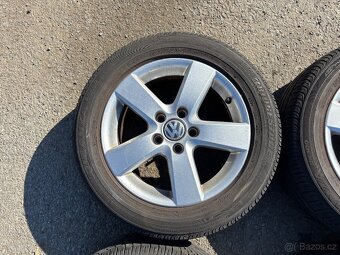 Alu orig letni sada VW Mugello 5x112 6,5J ET50 205/55 R16 - 5