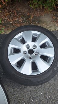 Alu kola originální Audi 5x112 včetně pneu 205/55 R16 - 5