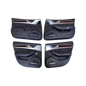Sedačky černá kůže čalouněné Audi A8 4H D4 sedan r.v. 2010 - 5