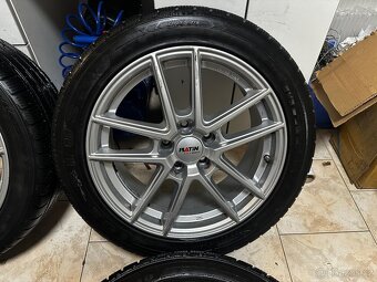 Prodám zimní sadu alu kol Anzio R17 - 5