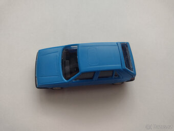 MODEL ŠKODA FAVORIT, KADEN, M 1:43, MODRÝ, KRABIČKA - 5