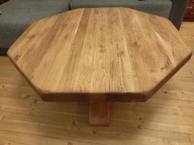 masivní dubový konferenční stůl - 5