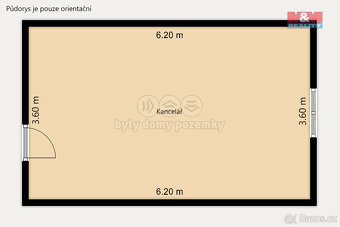 Pronájem kanceláře, 22 m², v Horšovském Týně, ul. Zahradní - 5