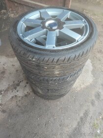 Prodám sadu Alu FORD 7,5Jx18H2 ET52,5 + letní pneu 225/40/18 - 5
