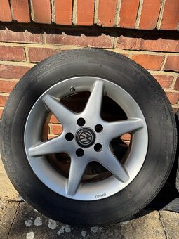 Alu kola r15, 5x112 + letní pneu 205/65 R15 - 5