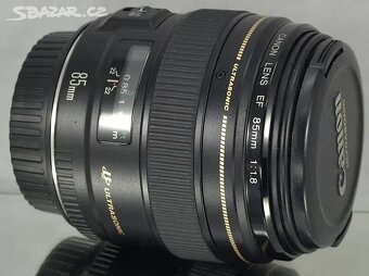 Canon EF 85mm f/1.8 USM F.F. Pevný Portrétový - 5