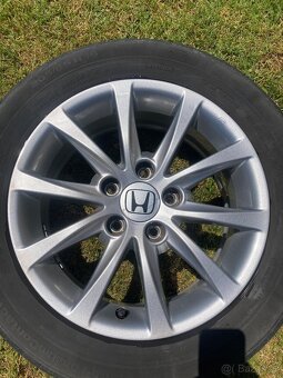 Alu kola Honda R16 5x114,3 6x16 originál, top stav - 5