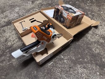 Nová AKU pila STIHL GTA 40, 2X AS 2 + nabíječka - 5