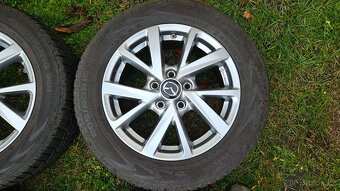 Mazda 3 zimní pneumatiky 205/60R16 elektrony 6,5Jx16 5x114,3 - 5