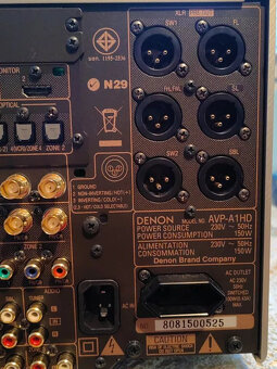 DENON AV prostorový předzesilovač AVP-A1 HD předzesilovač - 5