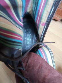 Kotníkové kožené boty Felmini vel. 42 - 5