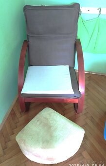 Nabízím relaxační - pohupové křeslo po celkové opravě - 5
