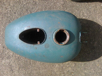 Jawa 250/350 Kývačka Půlbuben ND nádrž,trojdíl.pods.plechy.. - 5