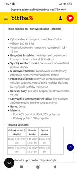 Brašna na kolo pro psy - 5