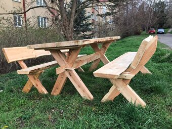 Zahradní set - nábytek z masívu - 5