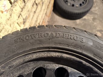Zimní pneu na plechových kolech 5x100, 205/55/R16 - 5