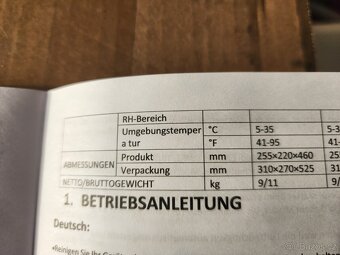 Odvlhčovač vzduchu DML-C10A1 – nový, kompletní, 12–16 L/den - 5
