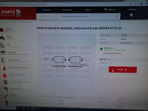 Přední brzdové destičky REMSA 077501 Fabia, Polo, Cordoba - 5