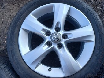 Prodám sadu Orig ALU kol Opel 195/55R16 zimní - 5
