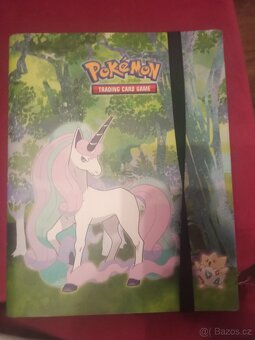 Prodam pokémon karty a album růžové velké - 5