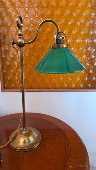 Lampa bankéřka, starožitná lampa - 5