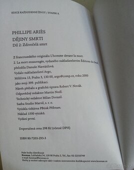 Dějiny smrti II., Philippe Aries - 5