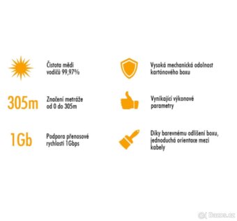 Kabel UTP CAT5E Solarix SXKD-5E-UTP-PVC 305m - 5