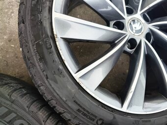 18"zimní alu sada Pegasus 5x112 origo Superb 3 Passat TPMS - 5