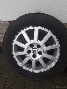 Letní ALU kola 195/65/15 Octavia 1 - 5