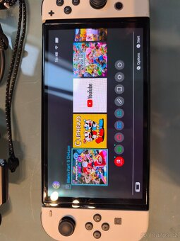Nintendo Switch Oled, 2hry, cest. pouzdro, karta - 5