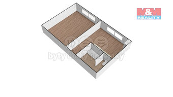 Prodej bytu 1+1, 36 m², Klášterec nad Ohří, ul. Dlouhá - 5
