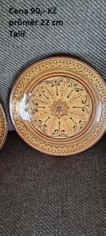 Prodám keramické talíře a mísy - 5