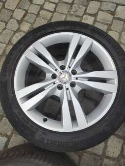 Prodám orig alu 19 Mercedes Benz ML 5x112 ET 56 letní pneu - 5