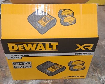 SET - DeWalt DCB1104P2 NABÍJEČKA + akumulátor 2x 5.0Ah 18V D - 5