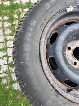 Sada zimních kol Citroen C3 195/65 R15, plechové disky - 5